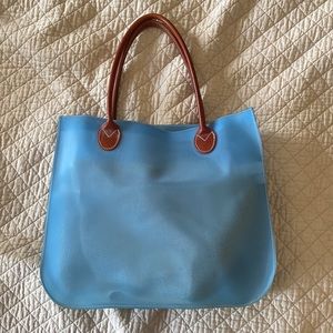Vintage Lands’ End Blue Tote